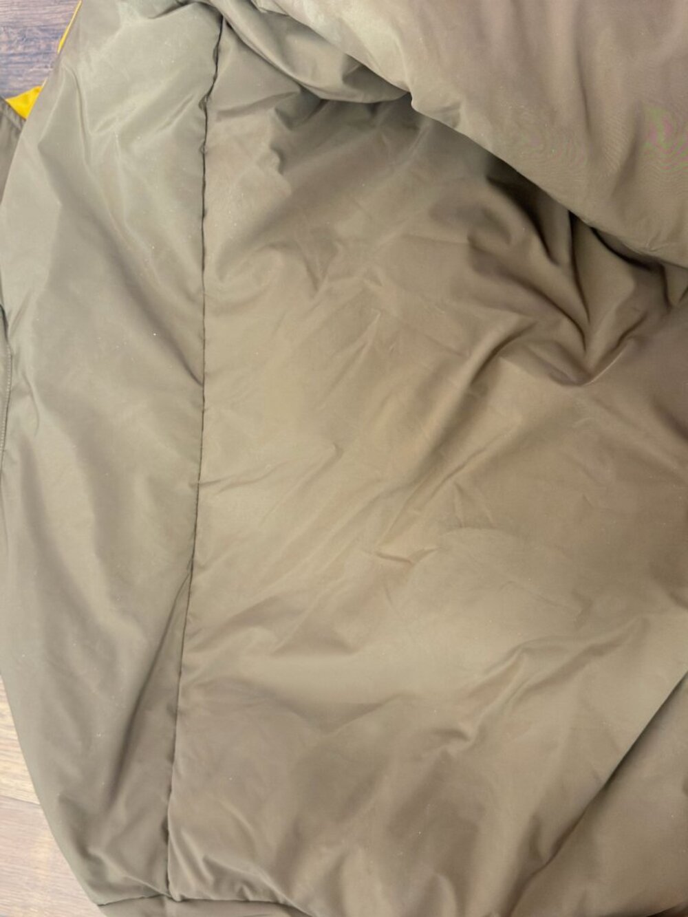 Miu Miu Brown and Yellow Puffer Jacket Small - Picture 6 of 8